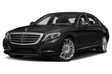 Black Mercedes-Benz luxury sedan