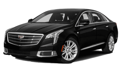 Black chauffeured sedan